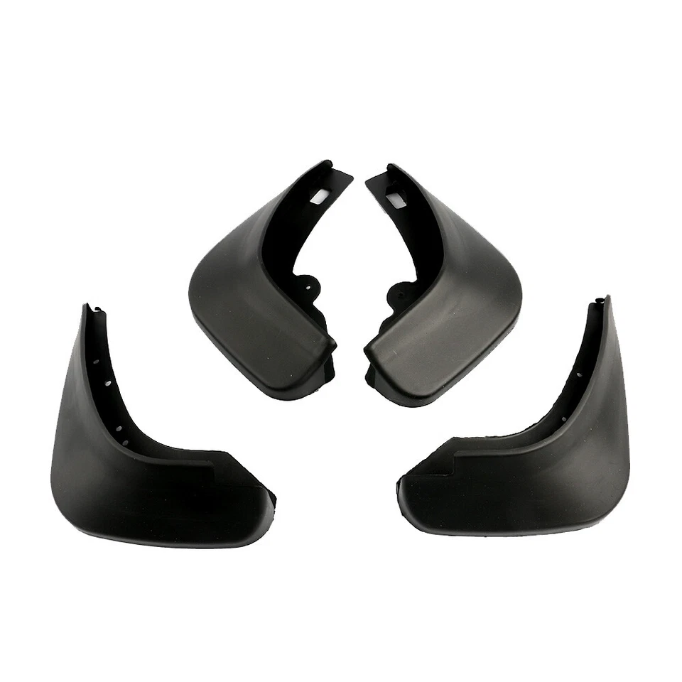 4Pcs Flaps Splash Black Front Rear Left Right for Ford Focus MK II 2005-2010 Foto 2 de 4