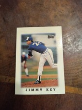 JIMMY KEY 1988 TOPPS LEAGUE LEADERS MINIATURE #39 FREE SHIPPING