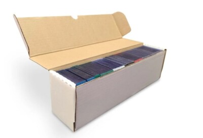2x (Lot of 2) BCW 14 in Toploader Cardboard Storage Box-Sport Trading Card Boxes