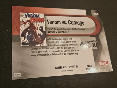 2024 SKYBOX MARVEL MASTERPIECES VENOM BS-5 BLACK SPECTRUM - Picture 2 of 2