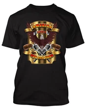 2nd Amendment Tee Shirt America Needs God & Guns Graphic Independence Eagle