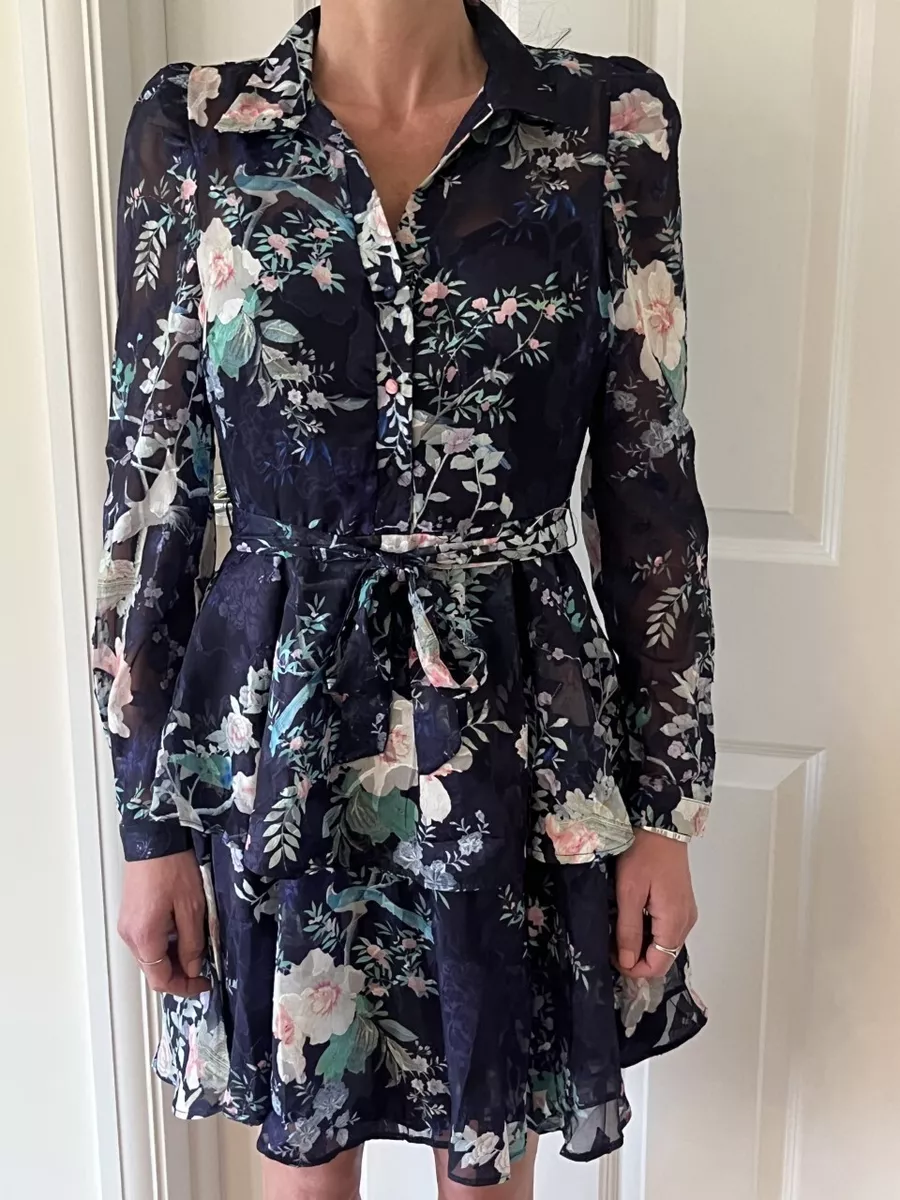 Lipsy floral shirt clearance dress