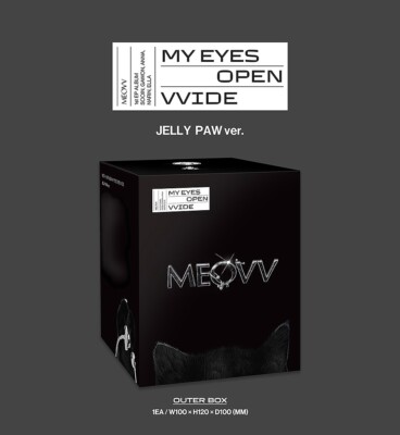 MEOVV [MY EYES OPEN VVIDE] 1st EP Album JELLY PAW Ver/QR Karte+