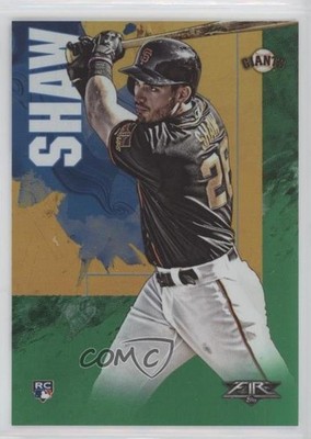2019 Topps Fire Green 59/199 Chris Shaw #36 Rookie RC nz3