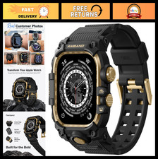 Rugged Heavy Duty Case for Apple Watch 45mm - Tactical Military Bumper Protector
