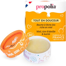 - Baume À Lèvres Bio - Miel, Cire D'Abeille & Karité - Pot 6G