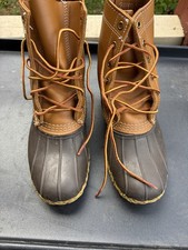 LL BEAN Vintage Bean Boots Women’s Size 8 M Made In USA Heritage Chain Tread