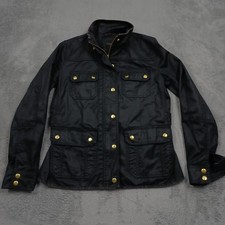 J Crew Jacket Womens Small Black Pockets Full...