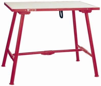Table de monteur standard Virax en acier robuste avec plateau renforcé 100cm