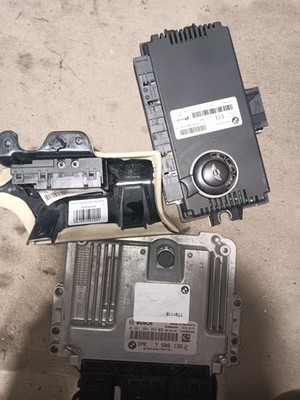 2008 Mini Cooper S M/T Engine DME KIT 7586132 CAS3 IMMOBILIZER REMOTE CONTROL