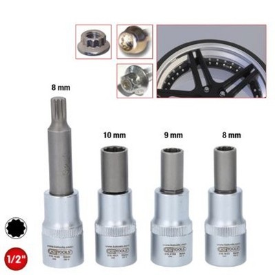 KS TOOLS Steckschlüsseleinsatz 515.0795 Chrom-Vanadium-Stahl