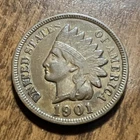 1901 Indian Head Cent Penny   "Actual Coin Pictured"