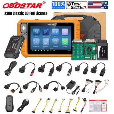 OBDSTAR X300 Classic G3 Full Programme+Mileage+SRS Rest+E-CU Clone+Test Platform