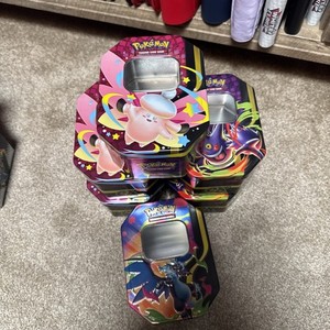 Pokémon Empty Tins Lot of  6