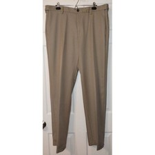 Amazon Essentials Classic-Fit Expandable-Waist Flat-Front Khaki Dress Pant 38x34