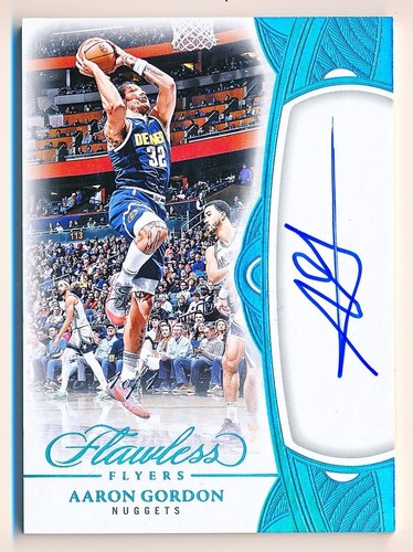 2024-25 Flawless Aaron Gordon Flyers Autographs Platinum Auto #FLY-AAG (1/1)