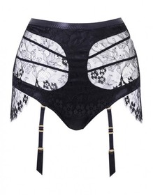 Agent Provocateur MILA Bra/Big Brief (36B & L/4) NWT Orig $840 RARE! Silk! [A2]