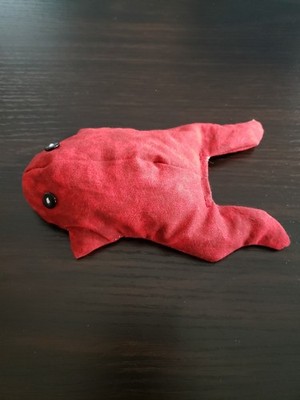 Pocket Frogs, Handmade, Red