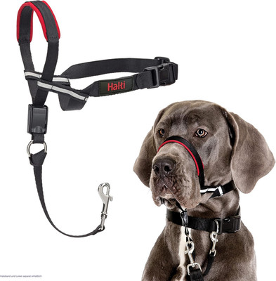 Groß HALTI Optifit Kopfgeschirr Anti-Zug Hundegeschirr mit gepolstertem