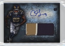2012 Topps Inception Rookie Chris Givens #AJP-CGI Jumbo Patch Auto 1o8c