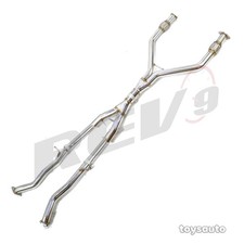 Rev9 Stainless Catback Y Pipe Exhaust *No muffler* for 3.0T Q60 17-22, Q50 16-23
