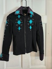 Debbie Kay Childs Show Shirt Teal and Black