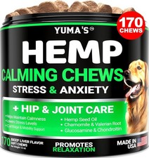Hemp Calming Chews for Dogs - Advanced Dog 170 Chews,