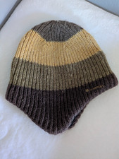 Vtg Burton Snowboards Wool Beanie Cap Hat Y2K Winter Made In USA