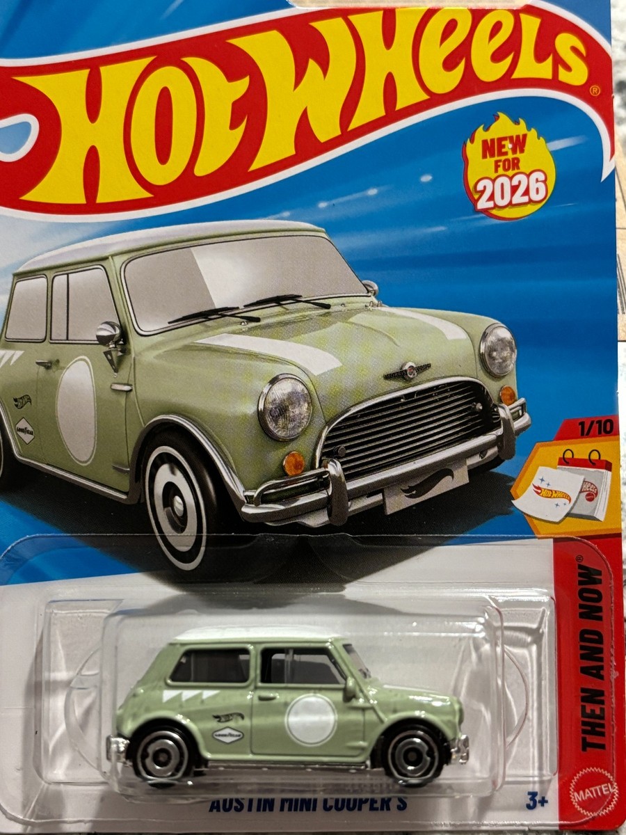2026 Hot Wheels Austin Mini Cooper S Then and Now #71 Green | eBay