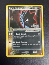 Pokémon TCG Dark Pupitar EX Team Rocket Returns 41 Reverse Holo Uncommon NM/LP