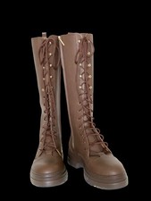 🌟MAX MARA  Stivali in morbida pelle vera marrone  Taglia  40 EU