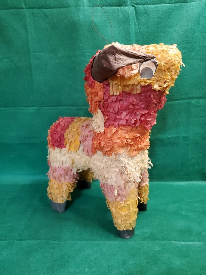 VTG Mexican Bull Pinata Handmade Fiesta Decor Cinco de Mayo Party 14×14×9″ READ - Image 2 of 3