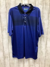 PGA Tour Blue And Black Golf Polo Shirt Size XL 0327-68