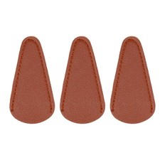 3Pcs Scissor Sheath, 2.9"x1.5" PU Leather Scissor Cover Protector, Red Brown