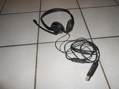 Sennheiser PC 8 USB On Ear Stereo Headset PC Laptop Kopfhörer Mikrofon Schwarz