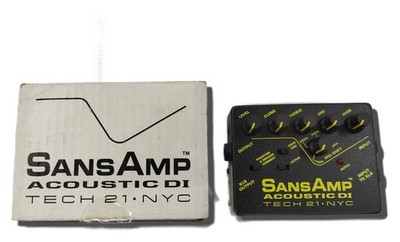 Tech 21 SansAmp Acoustic DI Effects Pedal Tested & Works 75452