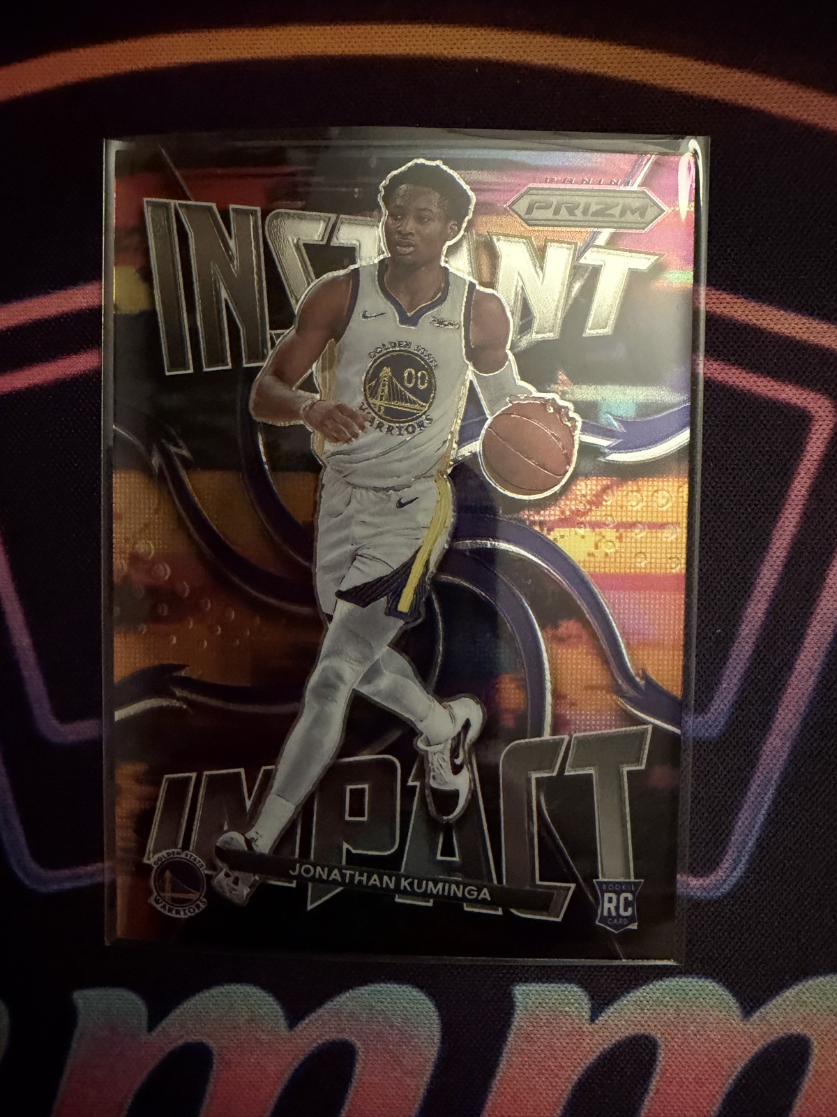 2021-22 Panini Prizm - Instant Impact Jonathan Kuminga #7 (RC)