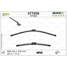 Valeo Scheibenwischer Set vorne 9820343580 9820344280 52131452 95528210 22363183