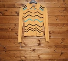 MISSONI SPORT jersey size 42 Used (Sa2282) Vintage Mustard Women