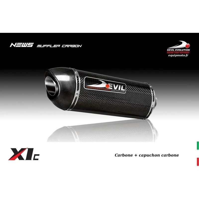 Echappement DEVIL evolution pour KAWASAKI ZX10R 2011-2020 - Photo 2/3