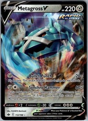 Metagross V 112/198 Chilling Reign