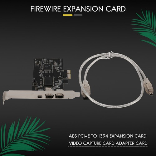 Carte Câbles de Feu 1394, Carte D'Extension Câbles de Feu 1394A PCIe 3 Port5603 - Photo 4/9
