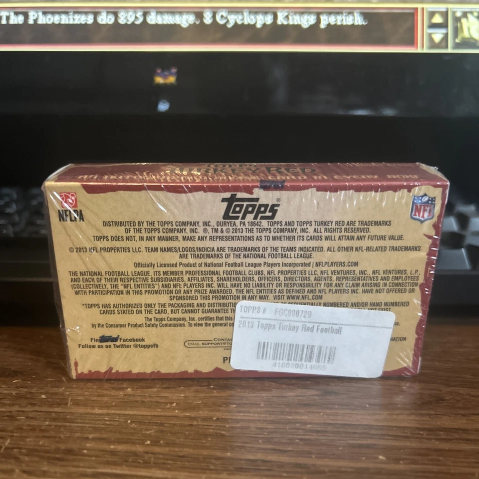 2013 Topps Turkey Red Football Sealed Box 1 Rookie Auto Per Box - Image 2 of 4