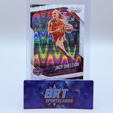 2025 Panini Prizm WNBA Jacy Sheldon White Seismic Prizms Washington Mystics #113