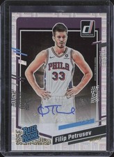 2023-24 Donruss #297 Filip Petrusev Rated Rookies Signatures Choice