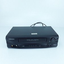 Orion VR0212A Black  VHS Video Cassette Player Recorder 4-Head System Tested