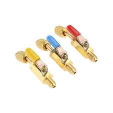 Aupoko Air Conditioning Refrigerant Angled Compact Ball Valve 1/4’’ 