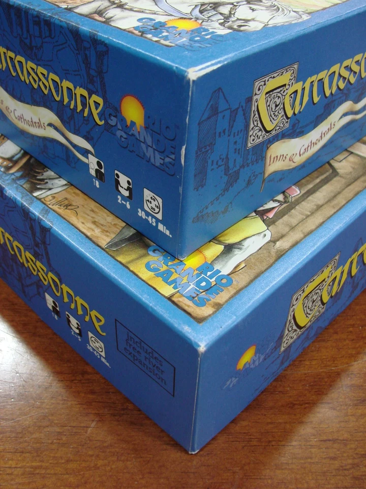 Carcassonne Board Game Rio Grande 2000 Inns & Cathedrals 2002 Complete Expansion - Image 3 of 4