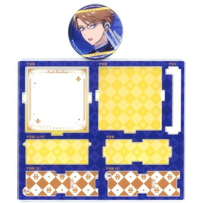 Arashi Narukami Ensemble Stars!! Checkmate Ver. Hakoniwa Button POP-U Japan T583