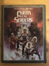 Advanced Dungeons & Dragons GDQ 1-7 Queen of the Spiders by Gary Gygax TSR